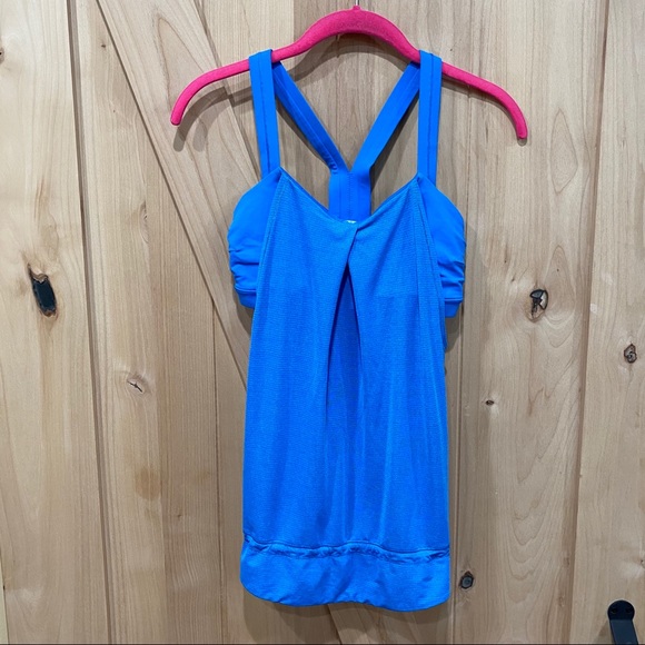 Lululemon Rest Less Tank Top Size 4 Cornflower - Picture 9 of 13